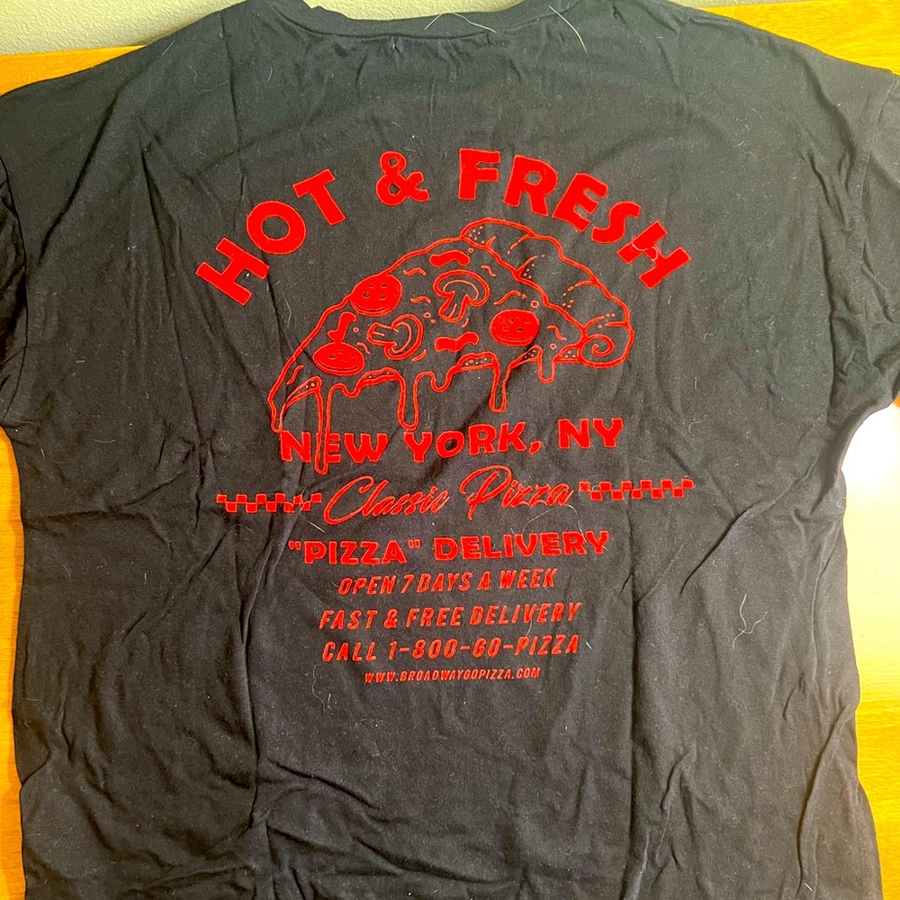 🍕 Brooklyn Karma NYC Pizza Shirt 🗽✨ Medium